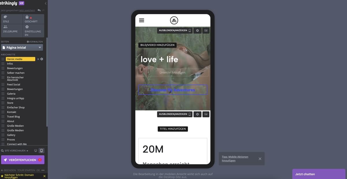 Taschenformatiges Kraftpaket: Gestaltung eines fesselnden mobilen Website-Designs