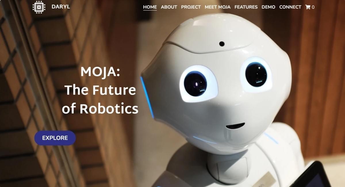 Daryl-sjabloon van Strikingly