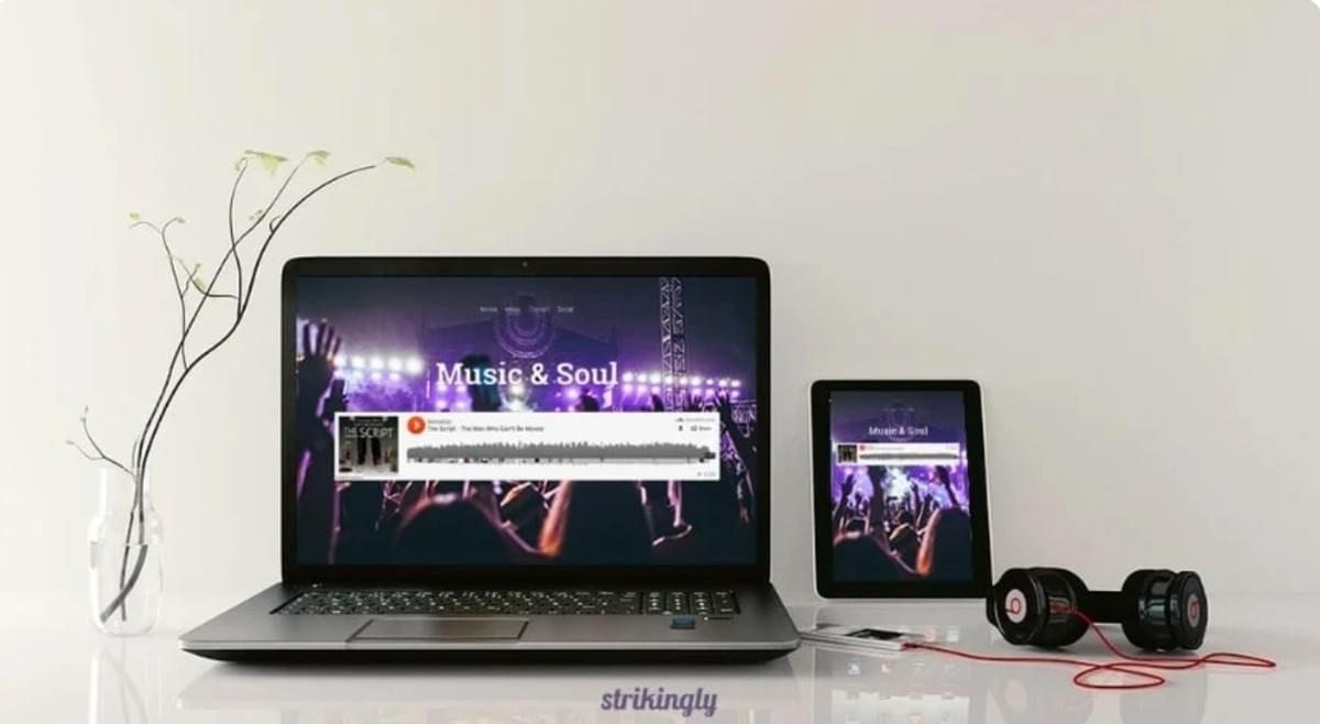 Opvallend mobiele website