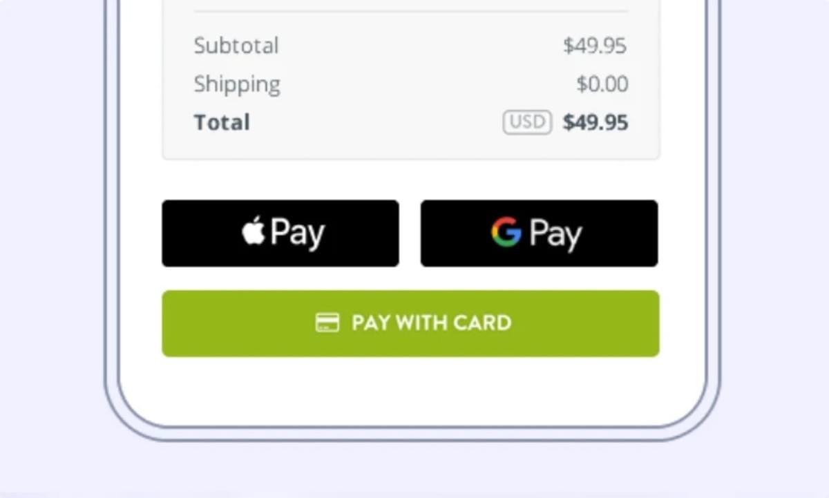 Funkcje Apple i Google Pay w Strikingly