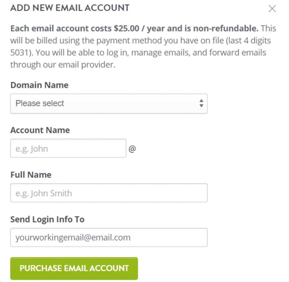 Strikingly Aangepaste E-mail
