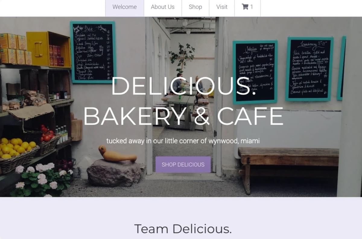 Minimieren Sie das Store-Template von Strikingly