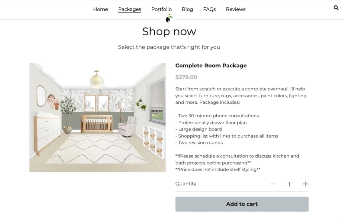 Productbeschrijvingen door Pretty Olive Interior