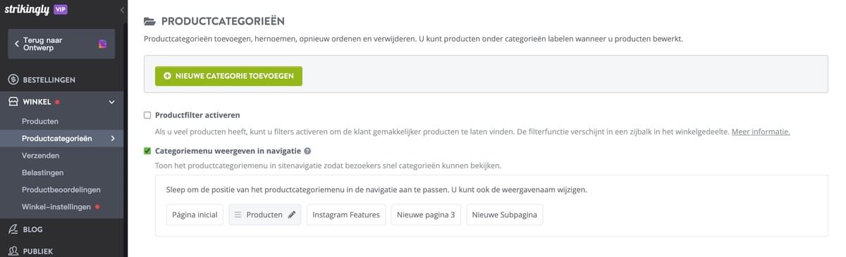 Strikingly Pop-Up Instructies