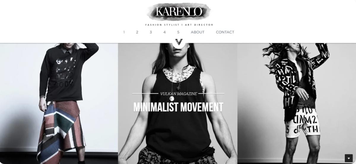 Vorlagen für Bekleidungswebsites wie Karen