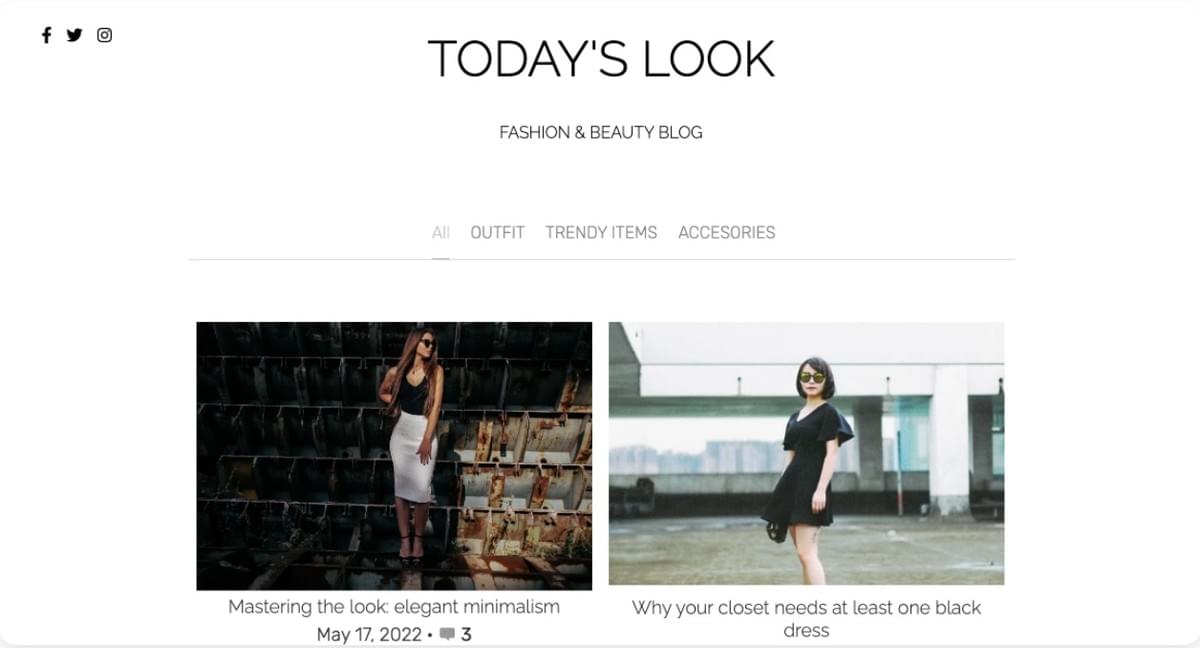 Mode-Lookbook - Today's Look Blog