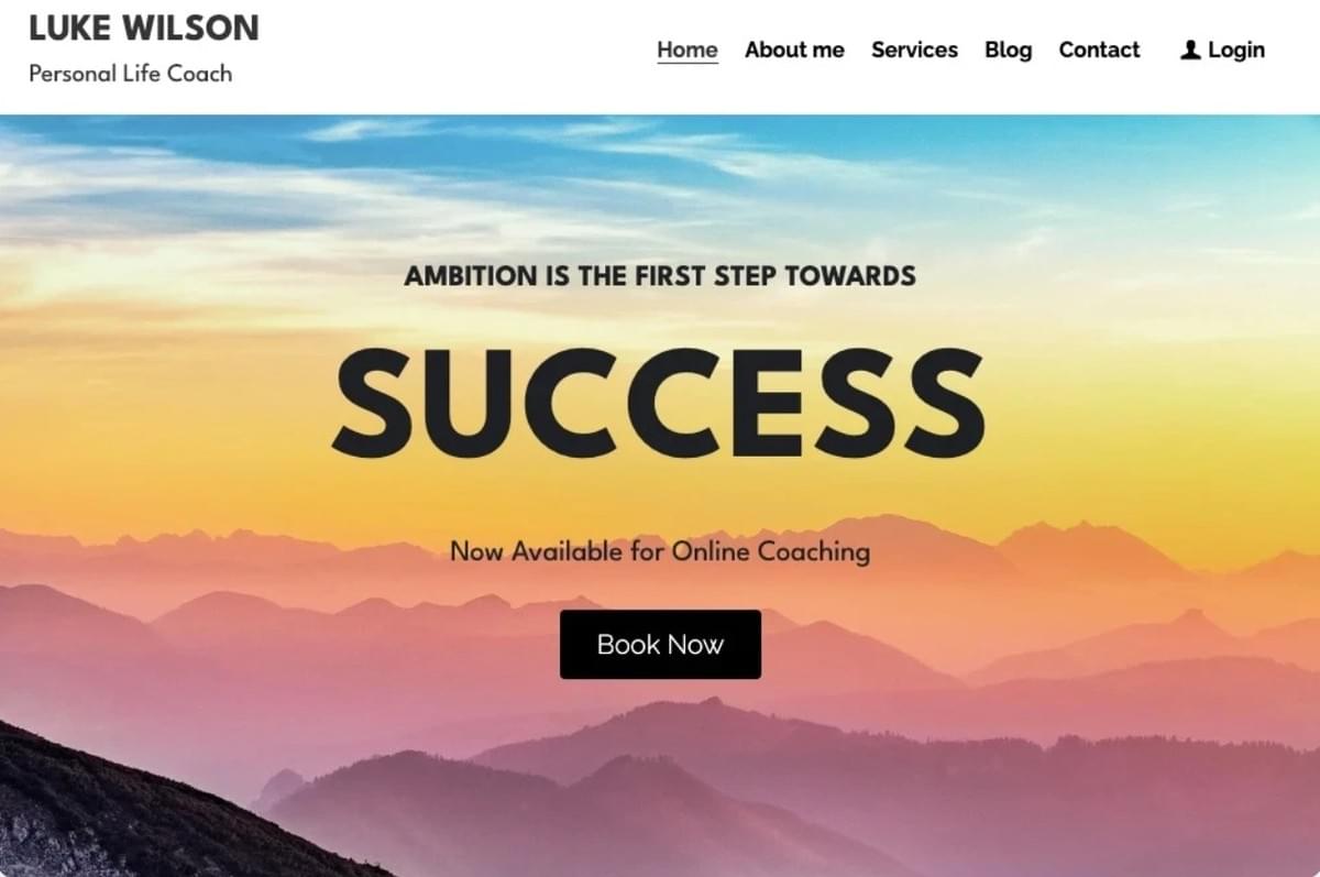 Persönliche Life Coach Vorlage