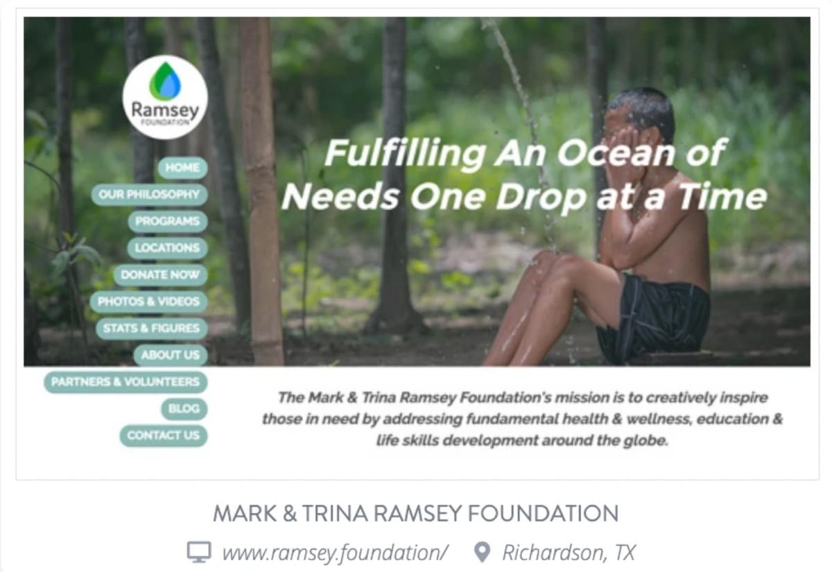 Ramsey Foundation gratis websitedomein