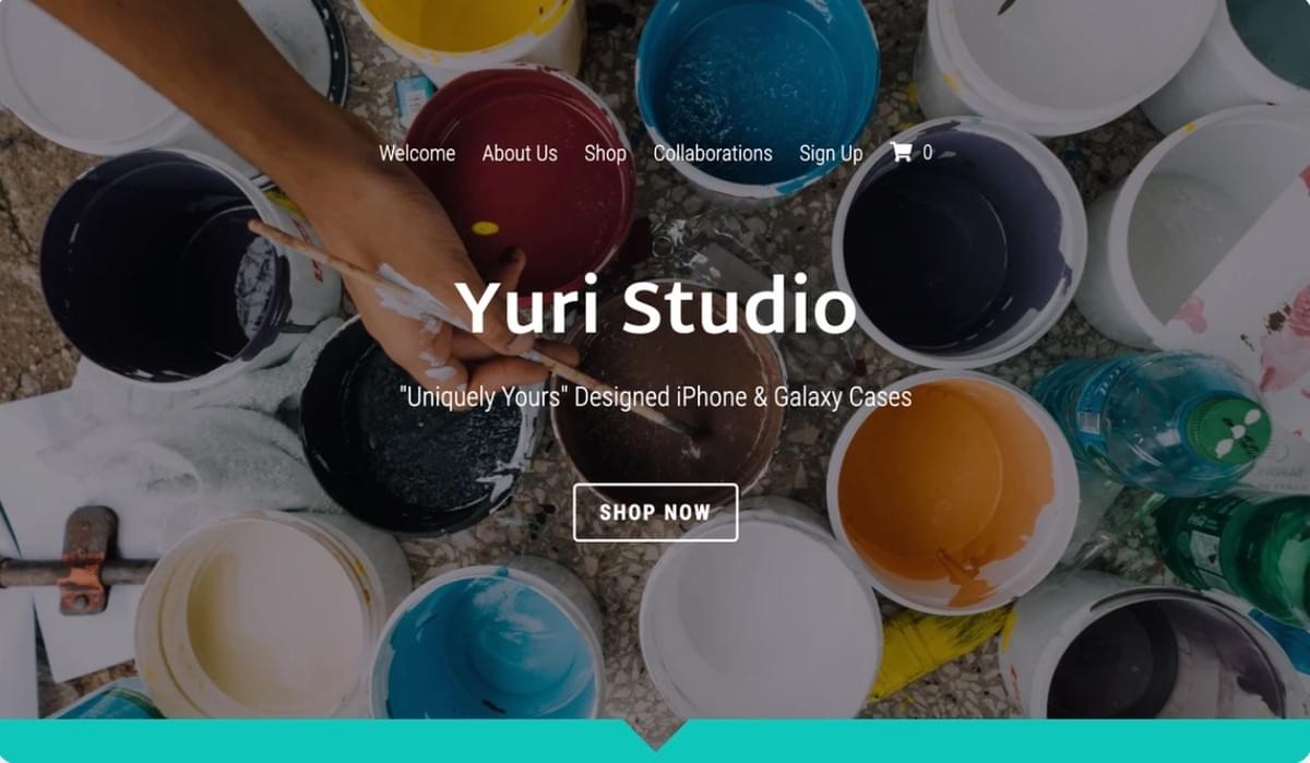 Template da Loja Online Yuri Studio