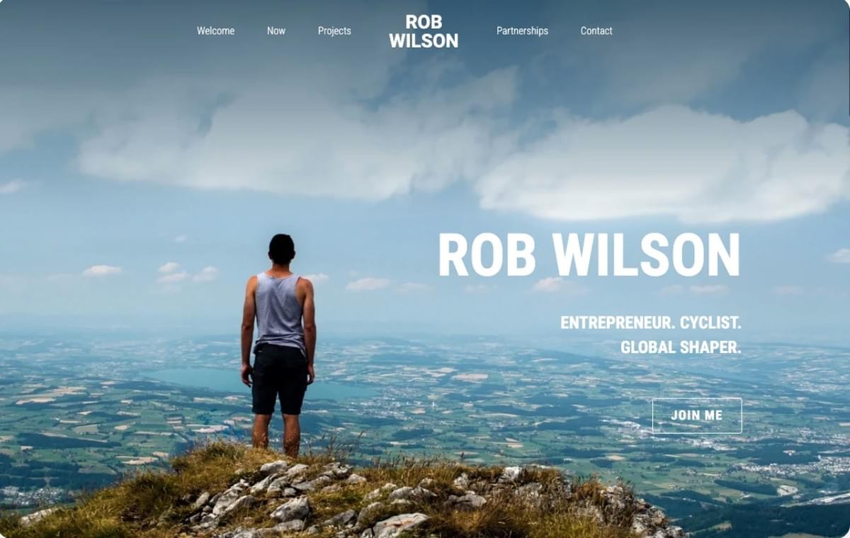 Helder Sjabloon van Strikingly