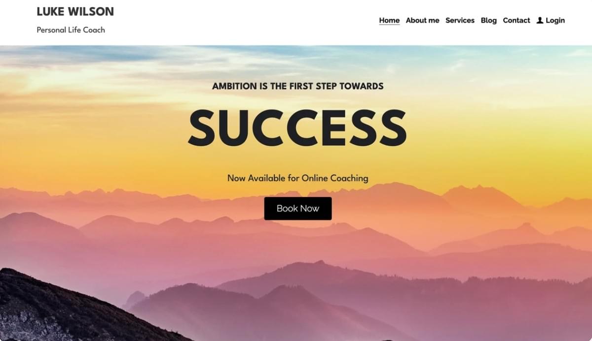 Sjabloon voor een persoonlijke levenscoach