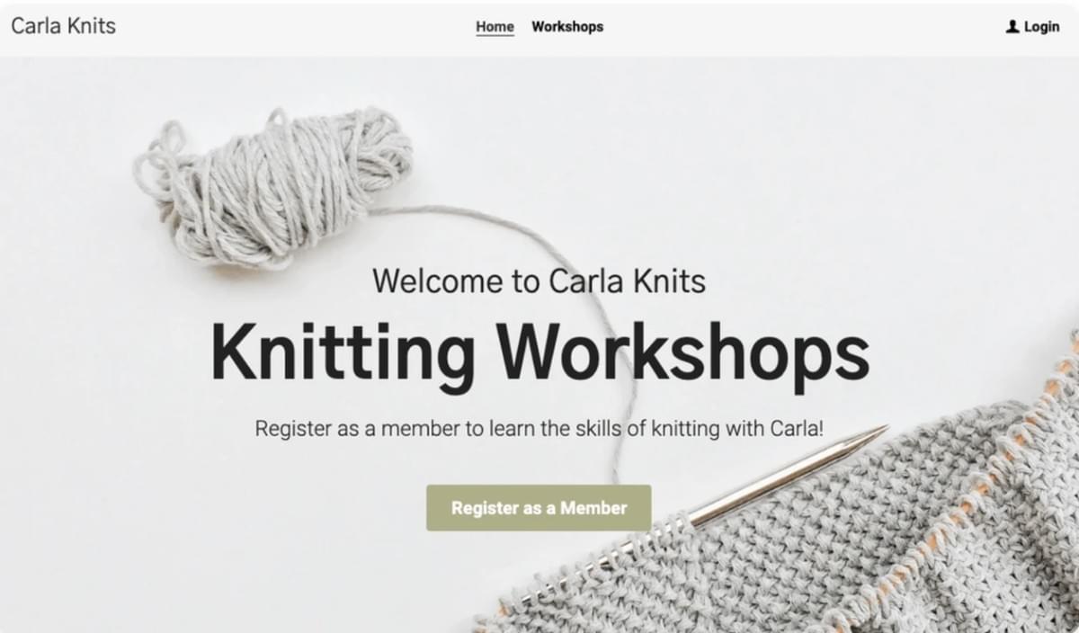 Carla Knits - Molde da Strikingly