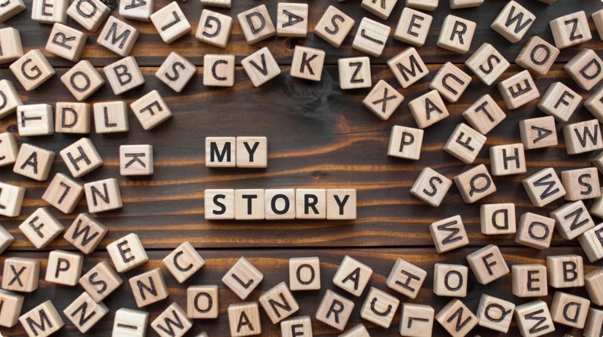 Voorbeeld van een biografie - met behulp van de websitebouwer Strikingly