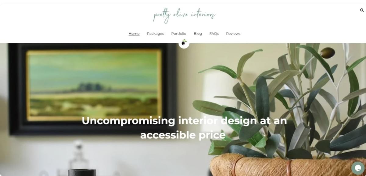 Voorbeelden van Olive-blogontwerpen met Strikingly