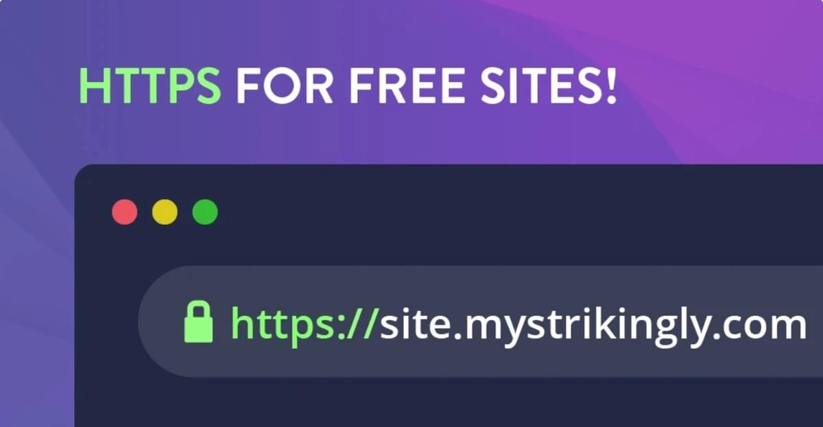 Strikingly Gratis HTTPS Functie