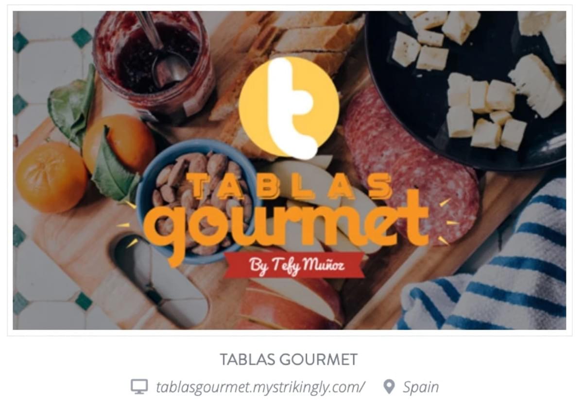 Website-URL van Tablas Gourmet