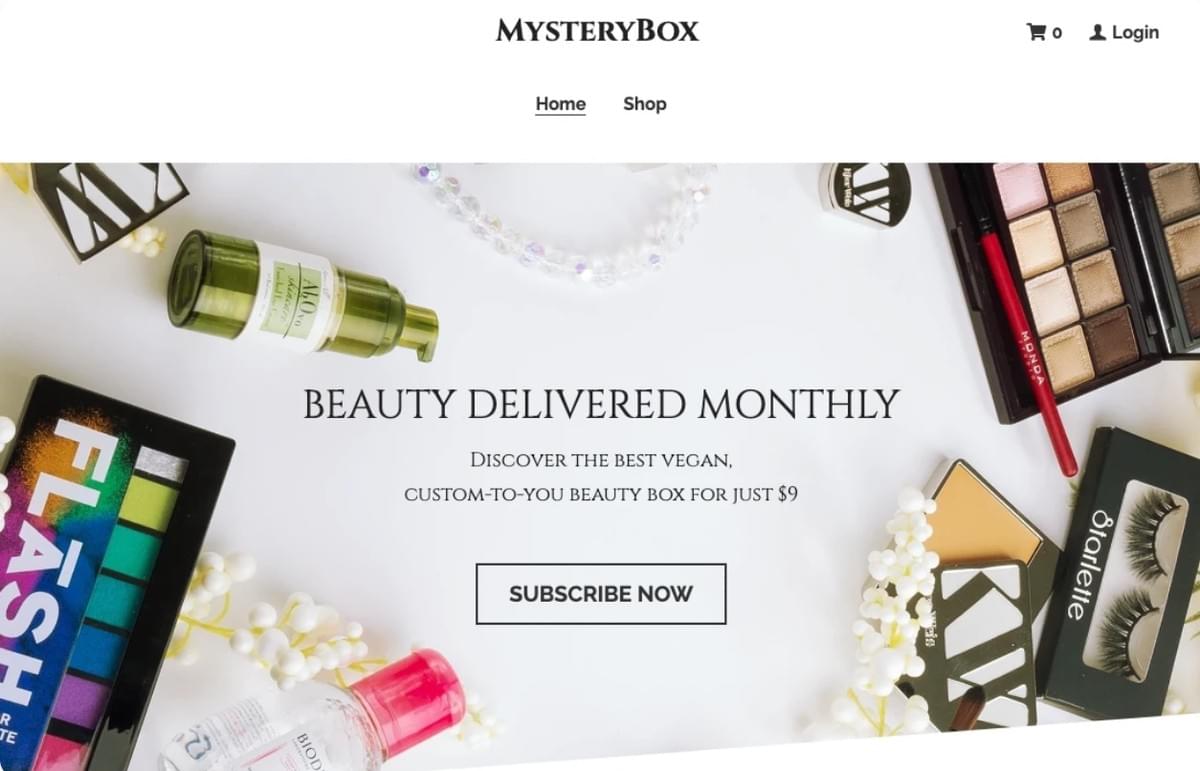 Le Petit Bouquet Template van Strikingly