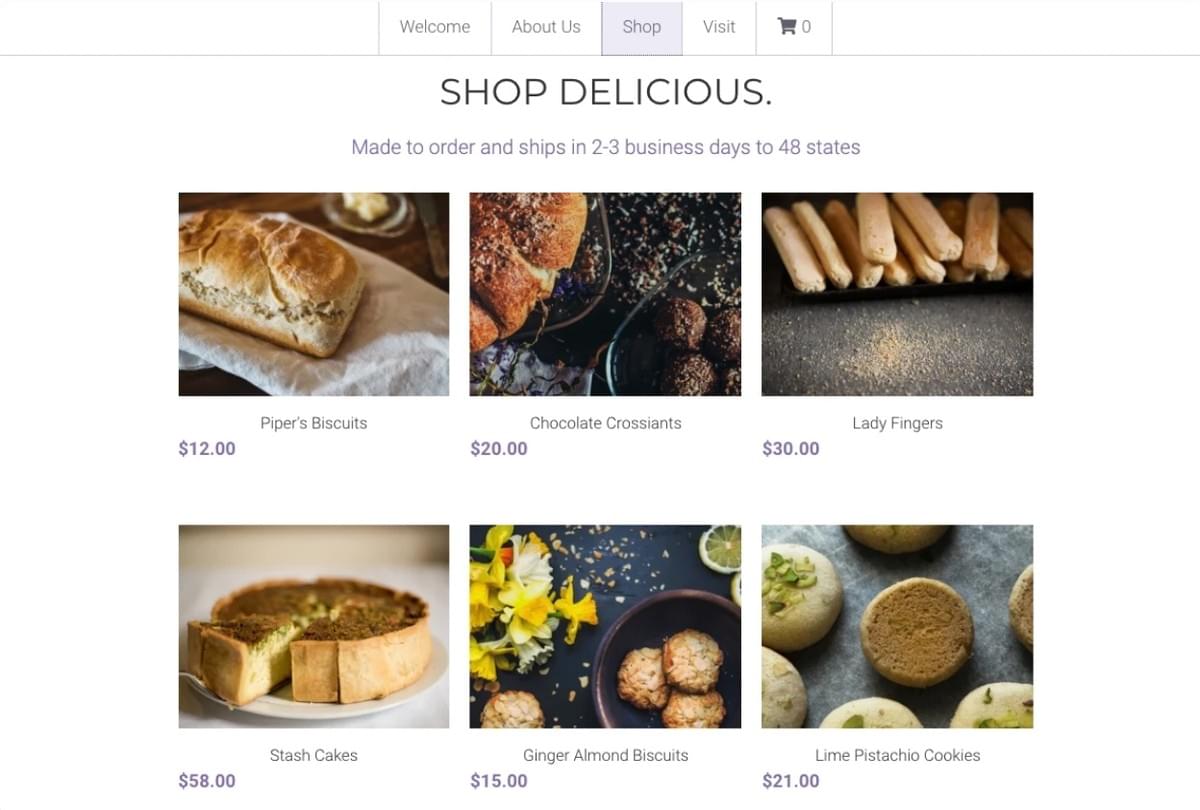 Koop een heerlijke sjabloon van Strikingly