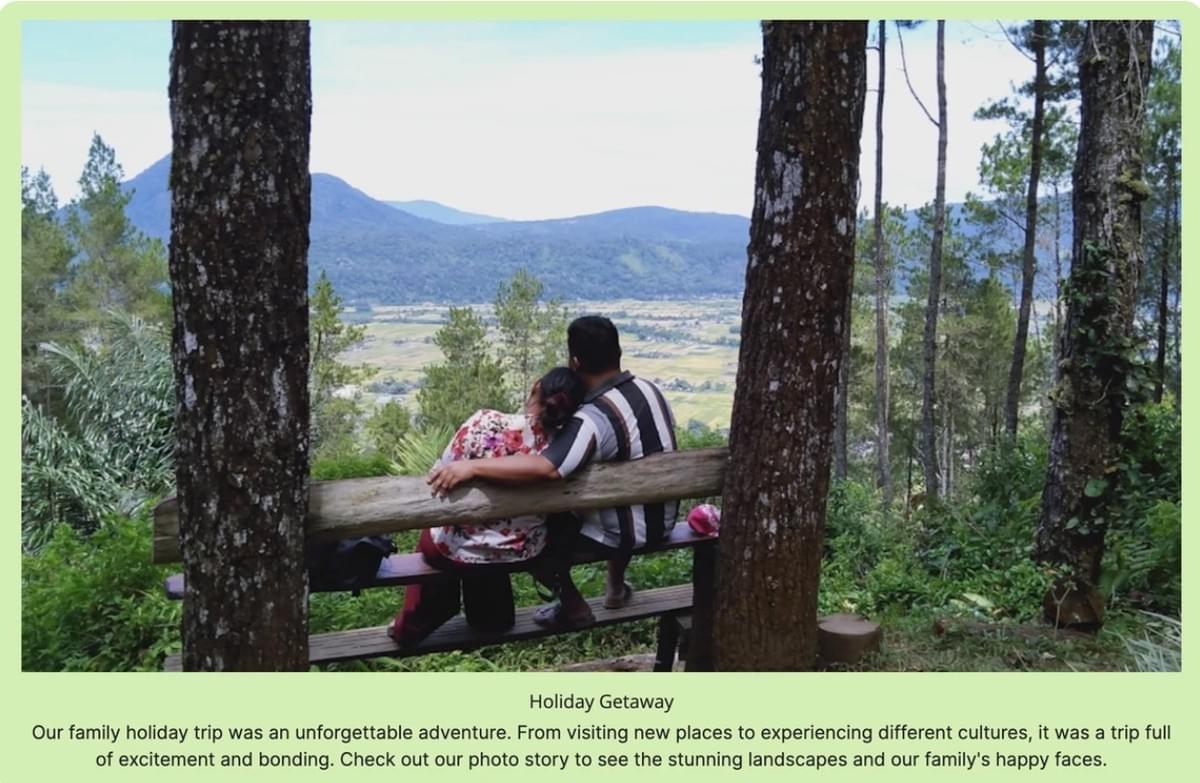 Website voor familiefotografie