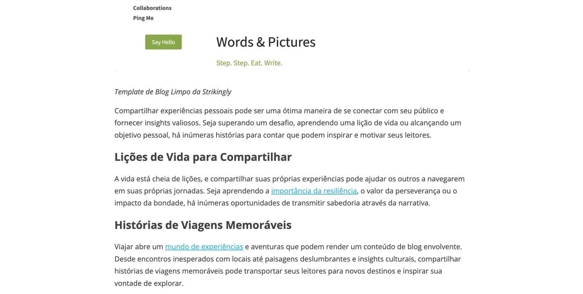 Escrevendo Corpo do Texto Persuasivo