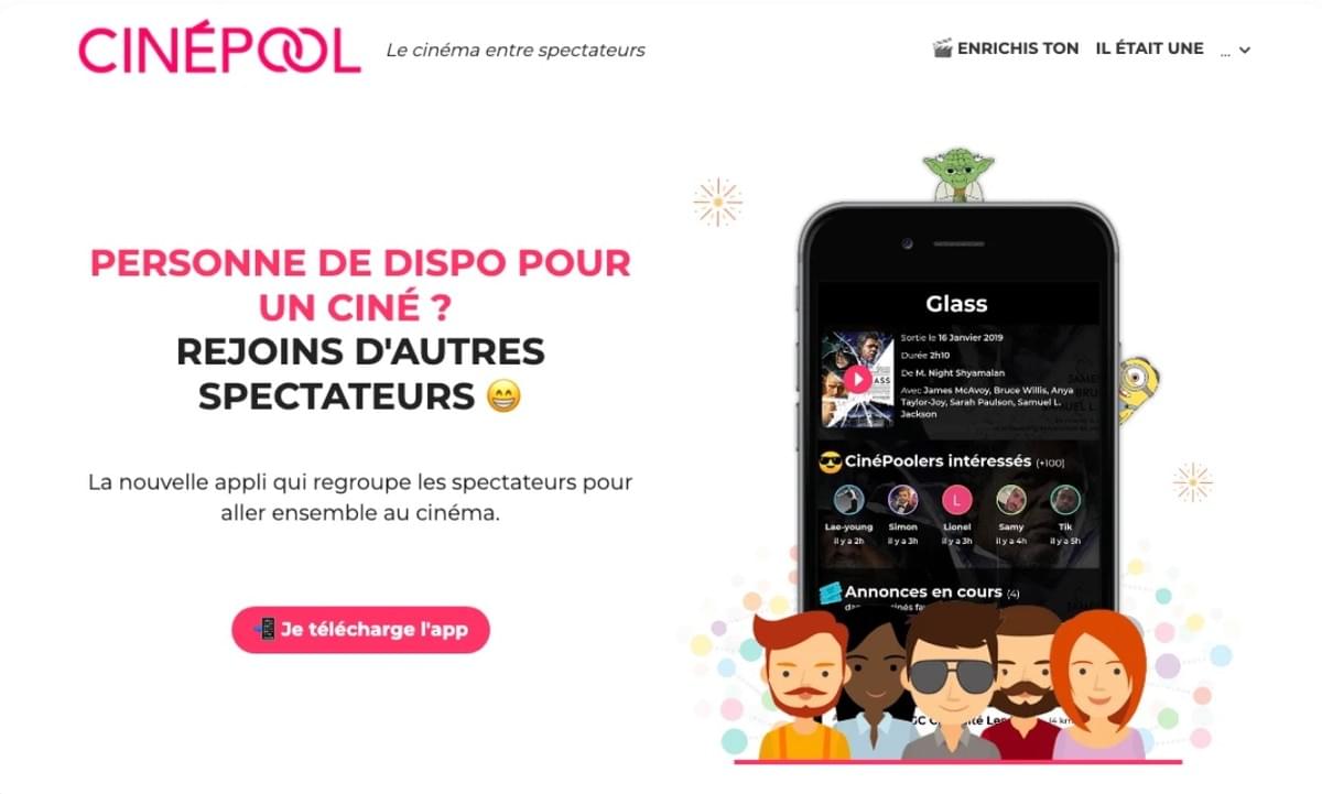 Cinepool internationale website