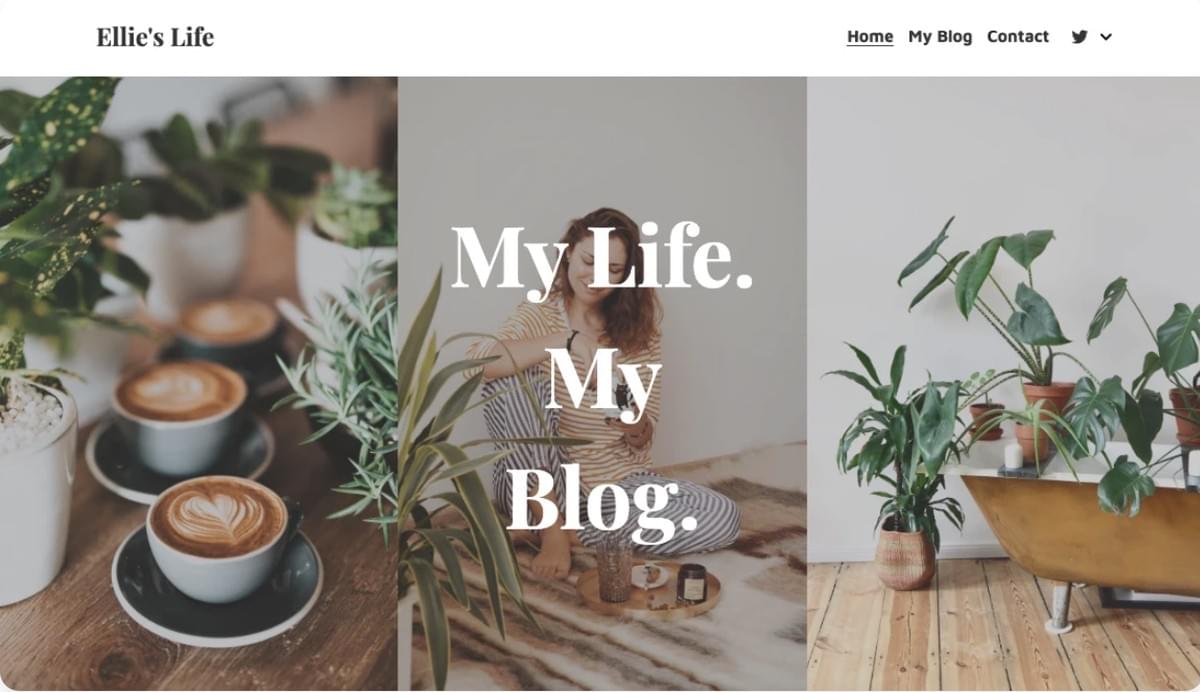 Blog de Moda Modelo da Strikingly