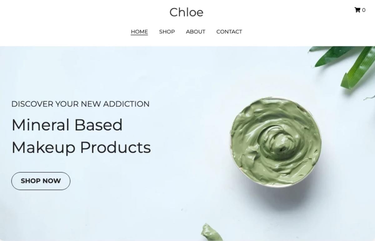 Chloe Sjabloon van Strikingly