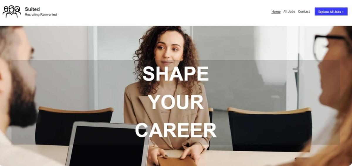HR Bureau Sjabloon van Strikingly