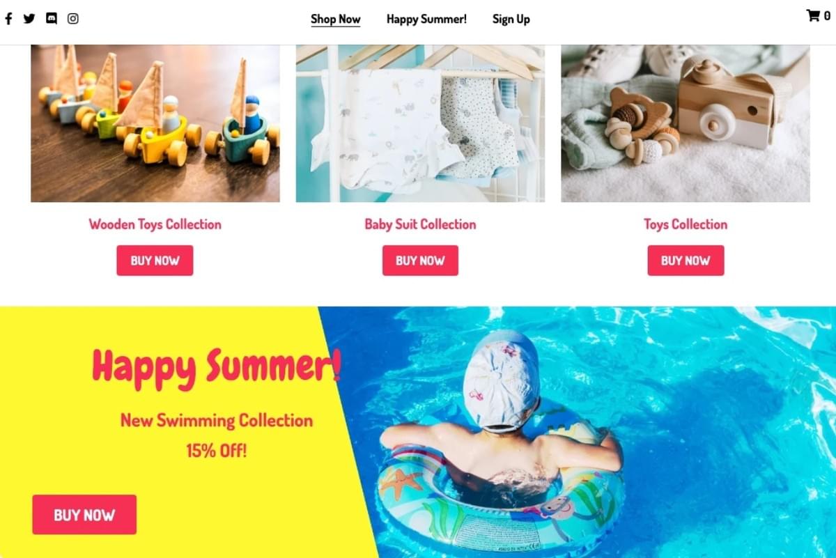 Peggi Winkel Sjabloon van Strikingly