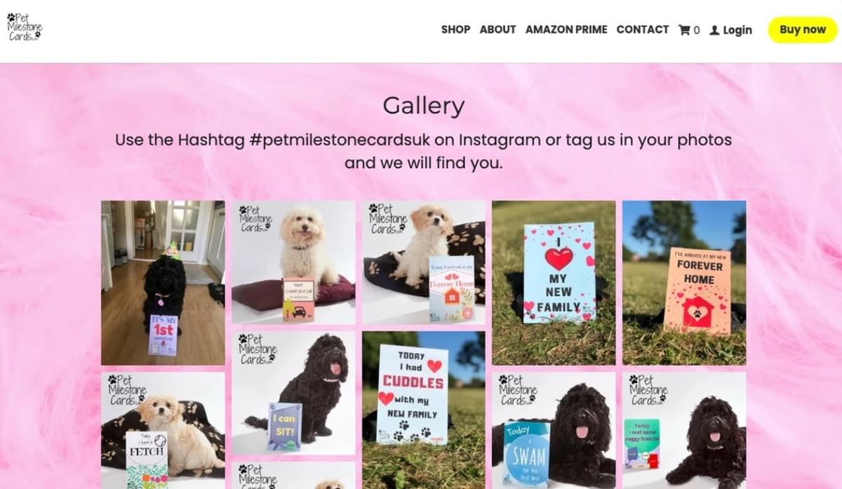 Meilensteinkarte für Haustiere: Spannende Inhalte