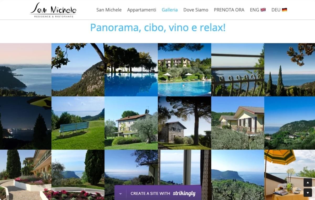 Internationale website van San Michele