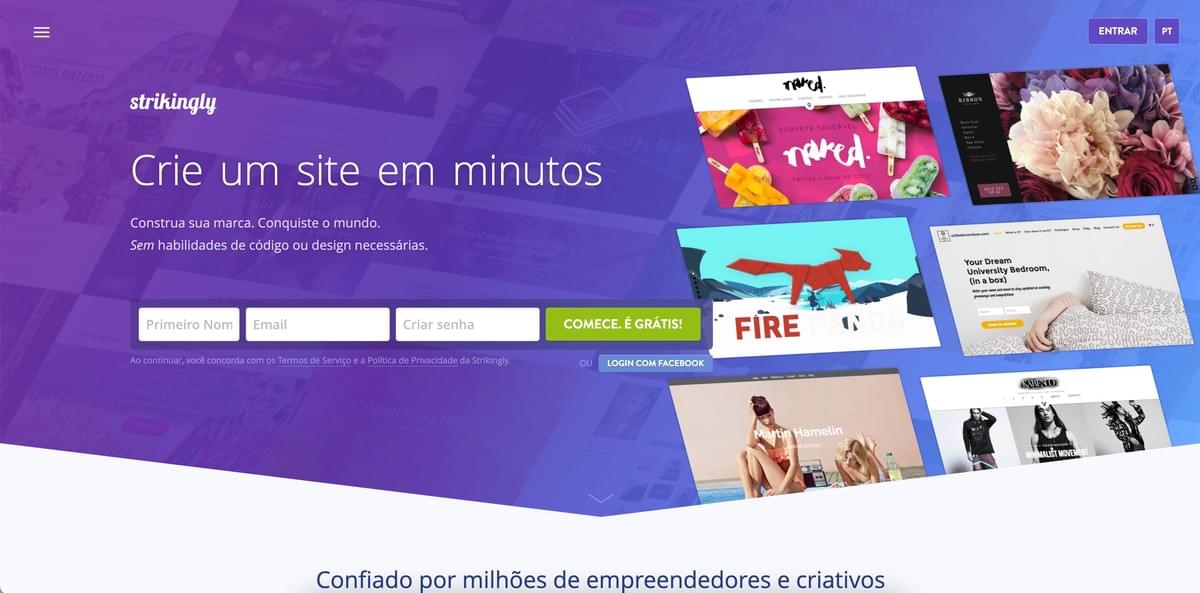 Strikingly Landing Page