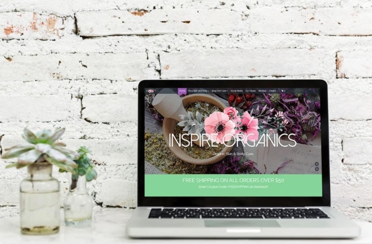 Inspire Organics Website
