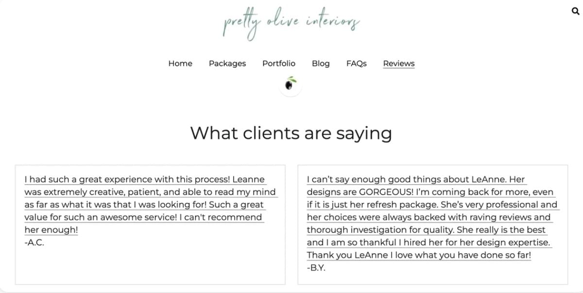 Conteúdo gerado pelo utilizador para Pretty Olive Interiors
