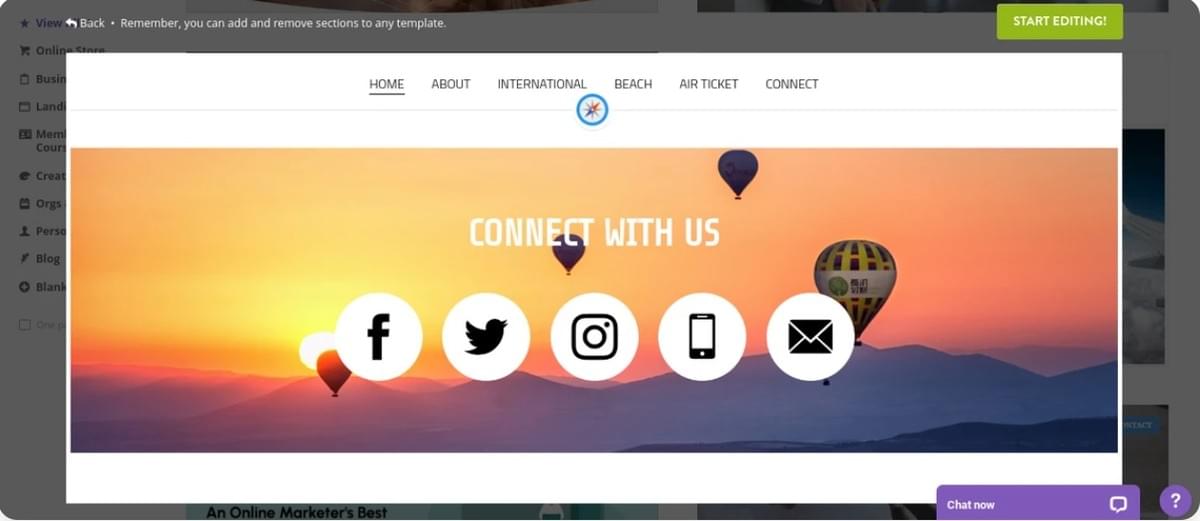 Opvallend voor thuiskantoorideeën - Social Media Integratie
