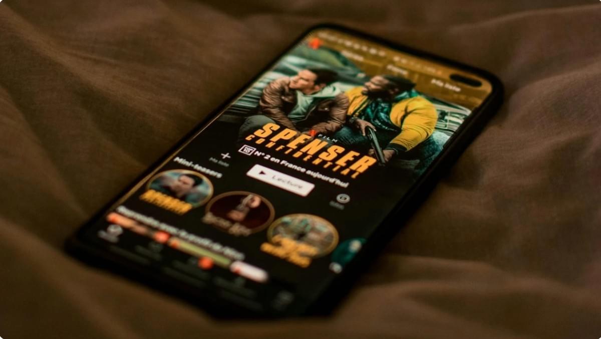 Netflix-Mobilwebsite