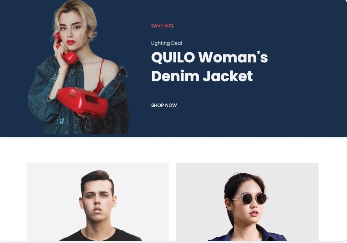 Modelo Quilo da Strikingly