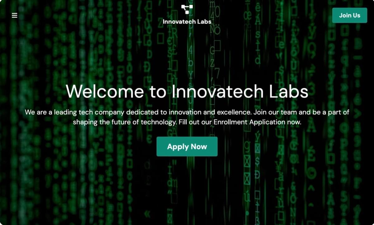 Modelo de Aplicativo de Inscrição da Strikingly