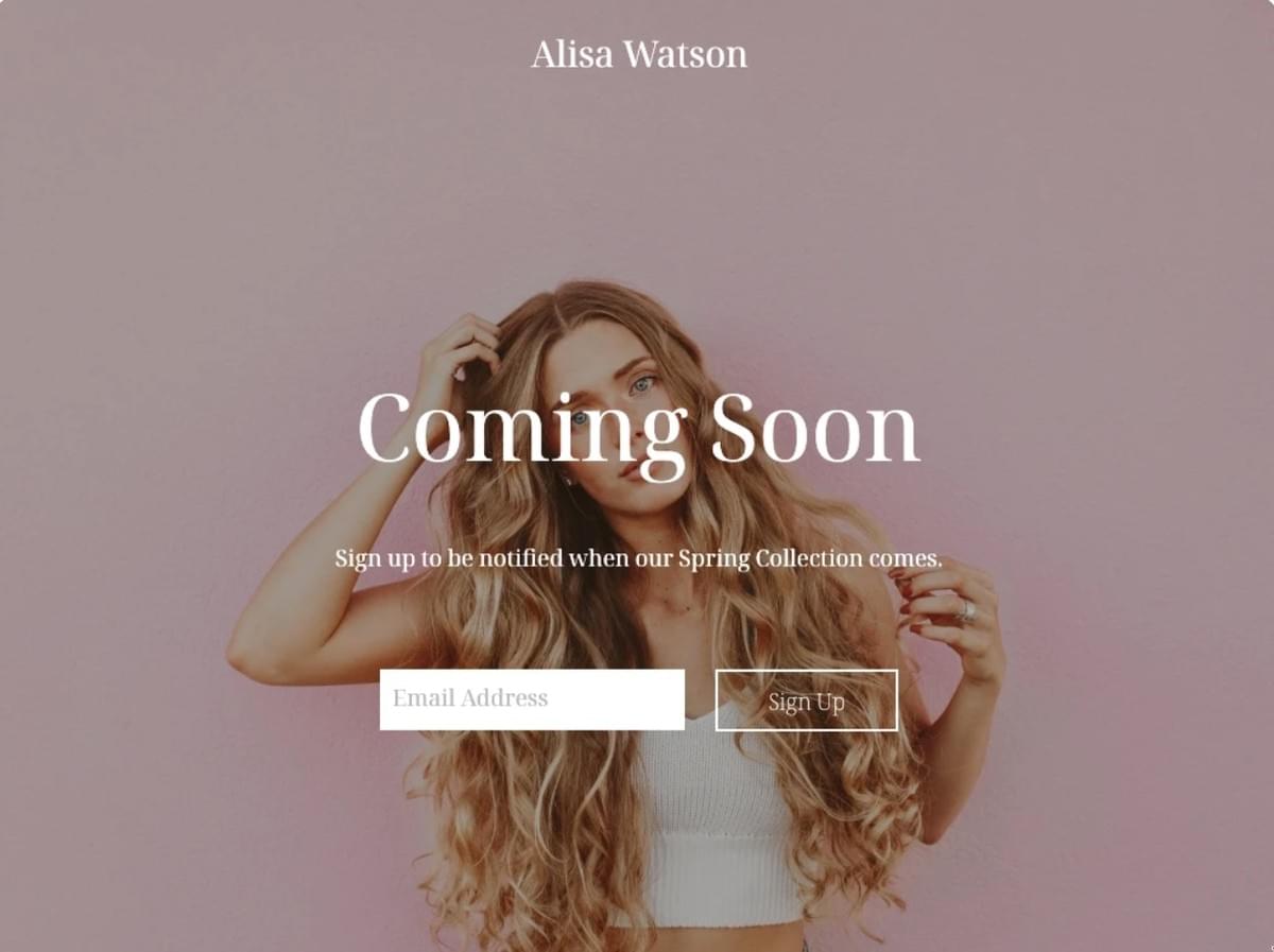 Binnenkort beschikbaar sjabloon met oproep tot actie-knop