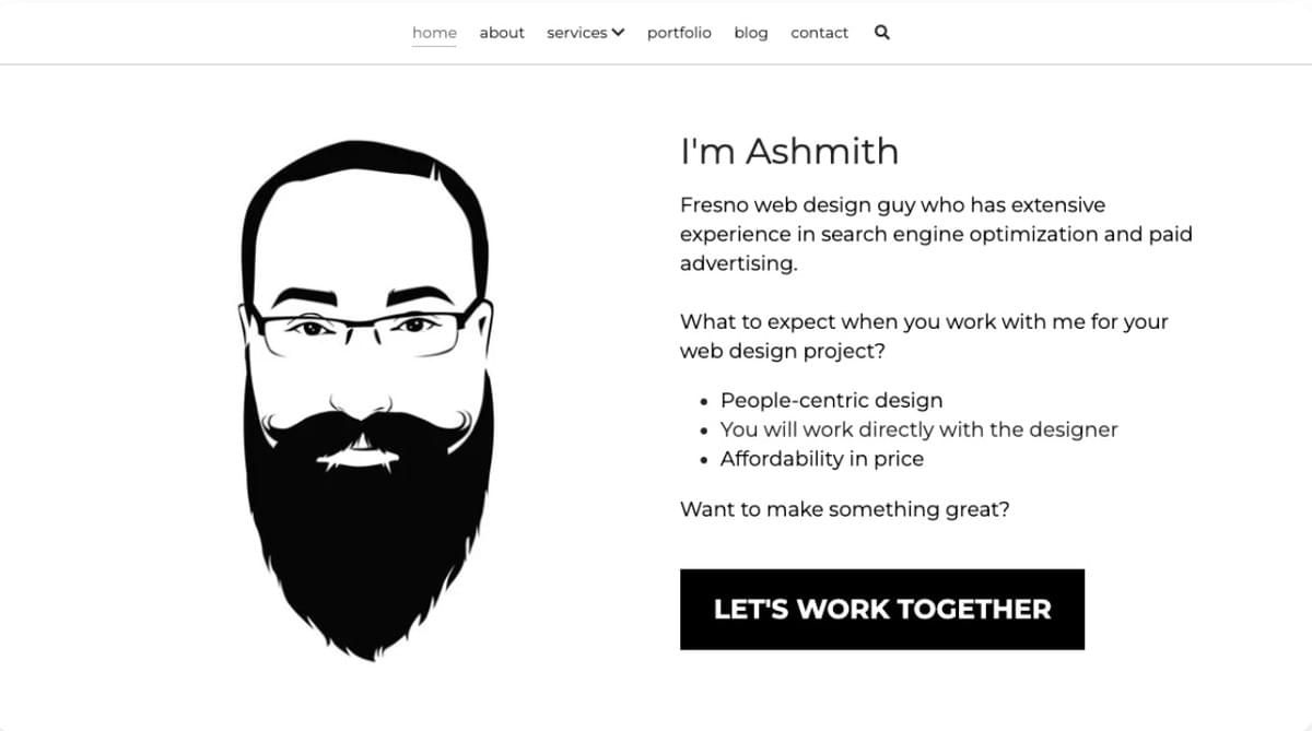 Ashmith website - merkstem