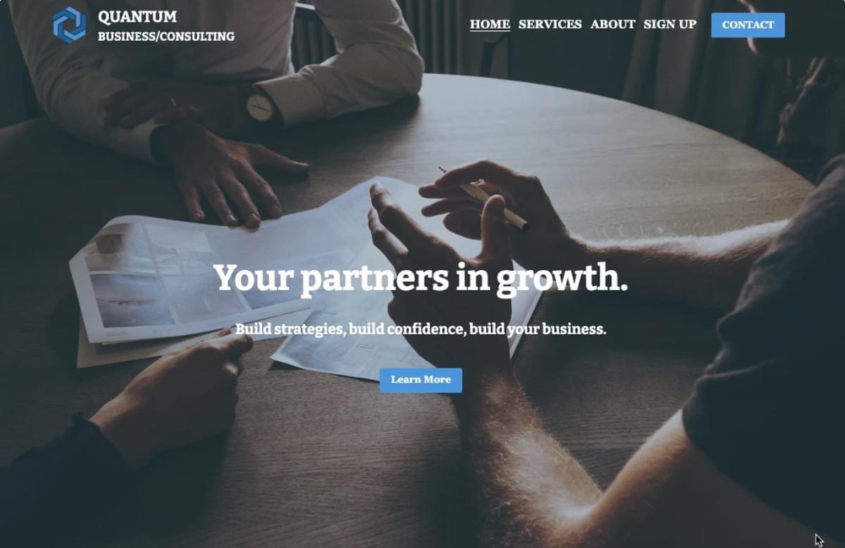 Quantum Sjabloon van Strikingly