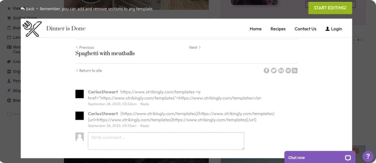 Stappen voor het schrijven van een blogpost op Strikingly - Betrek Uw Publiek
