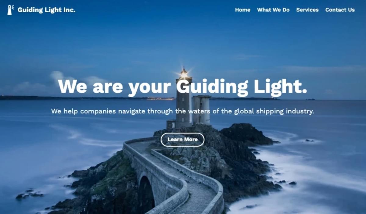 Bright-sjabloon van Strikingly