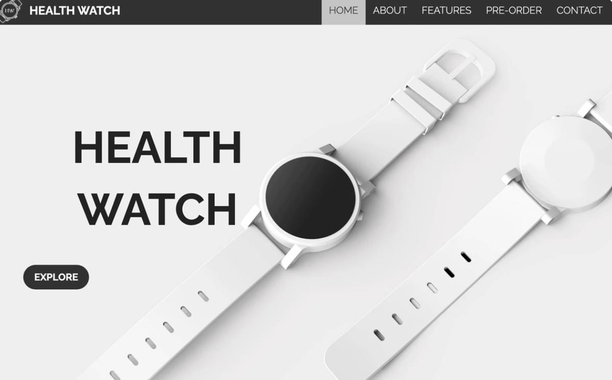 Health Watch Sjabloon