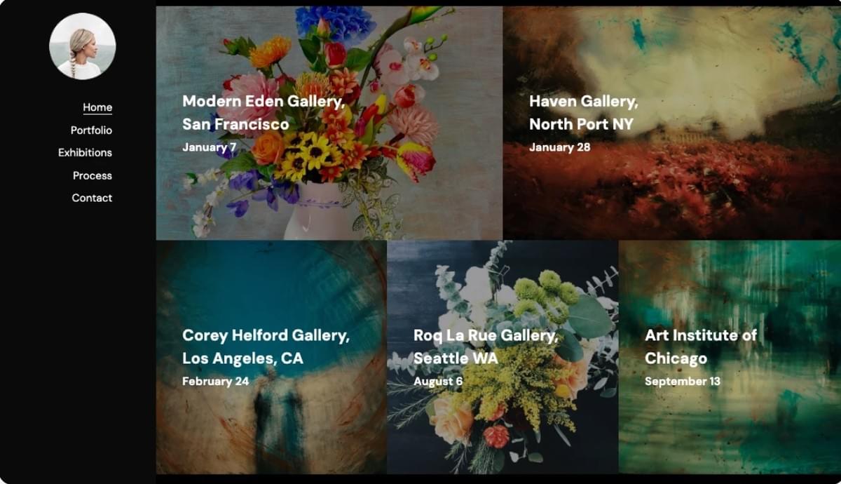 Modelo Equinox da Strikingly