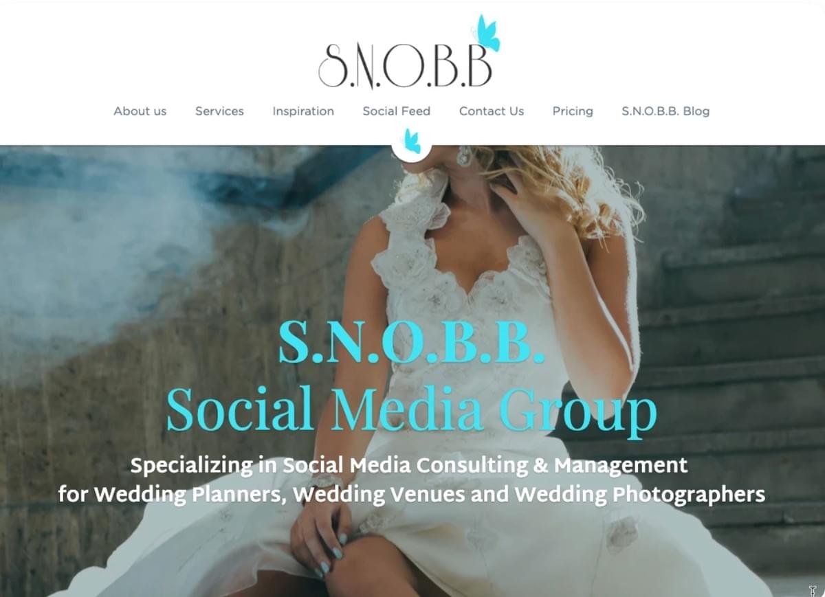 Logo-ontwerp voor de SNOBB-socialmediagroep