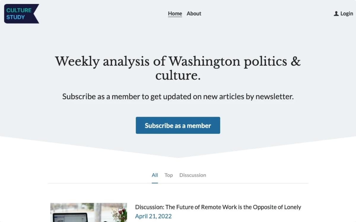 Template de Estudo de Cultura da Strikingly