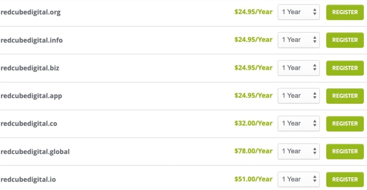 Extensões de Domínio da Strikingly