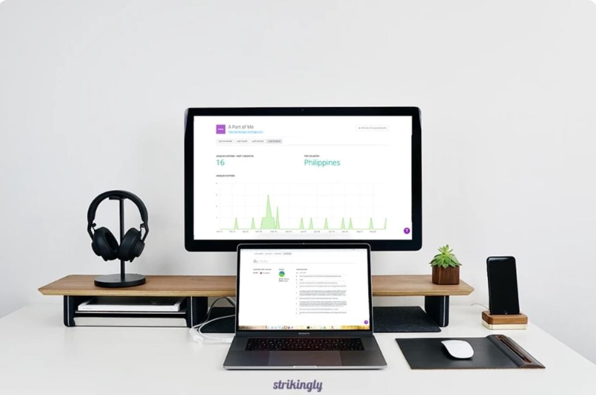 Strikingly Analytics Dashboard