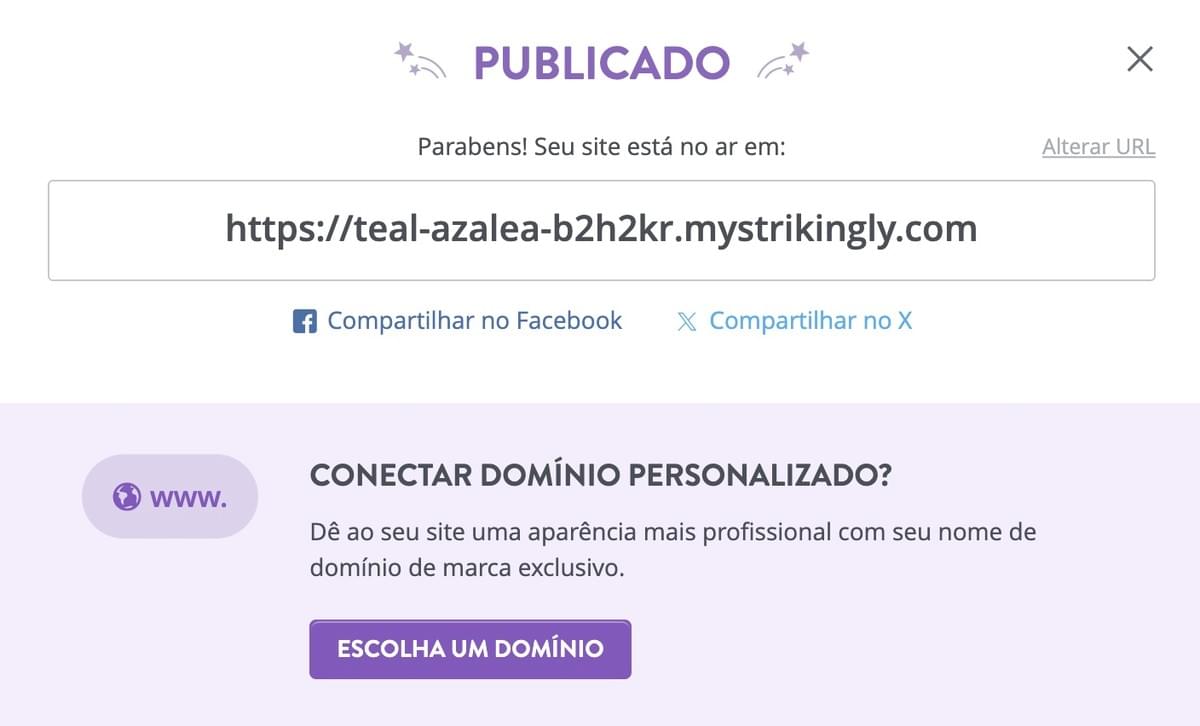 Strikingly HTTPs para Site Gratuito